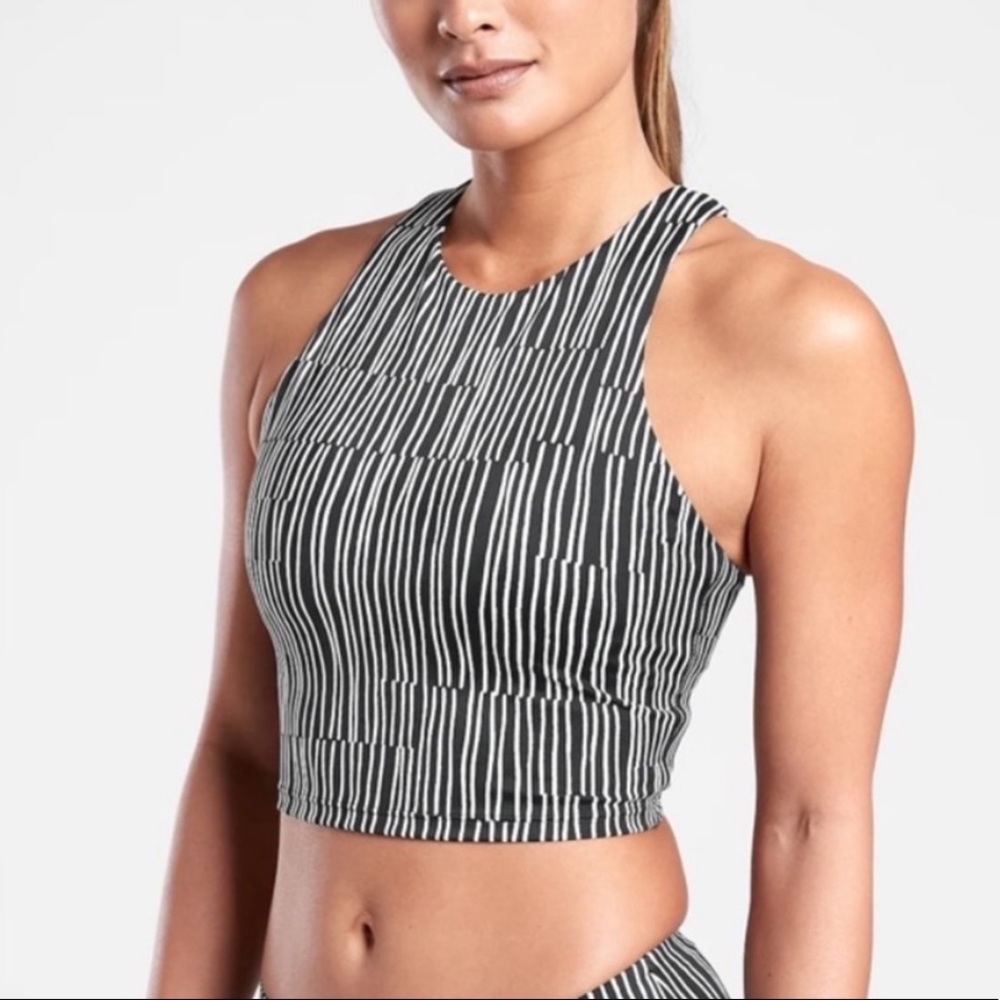 Athleta A-C Conscious Crop Printed Bikini Top
NWT